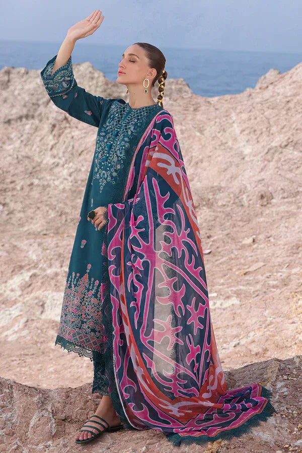 Ayzel | Tropicana Lawn 24 | Peacock - Rang-e-Khaas