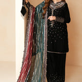 JAZMIN__Embroidered Velvet Formal VF-2037