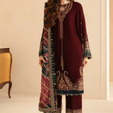 JAZMIN__Embroidered Velvet Formal VF-2038
