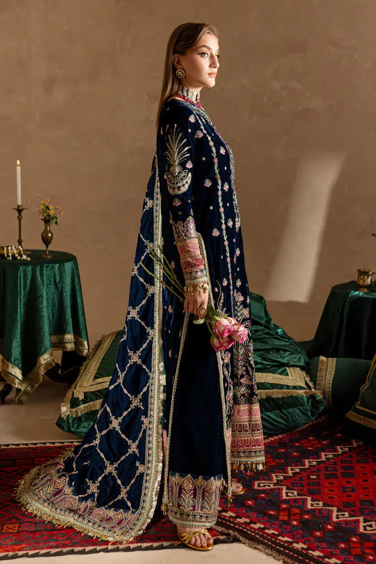 Marjjan | De Rose Velvet | MRV-10 (BLUE) - Rang-e-Khaas