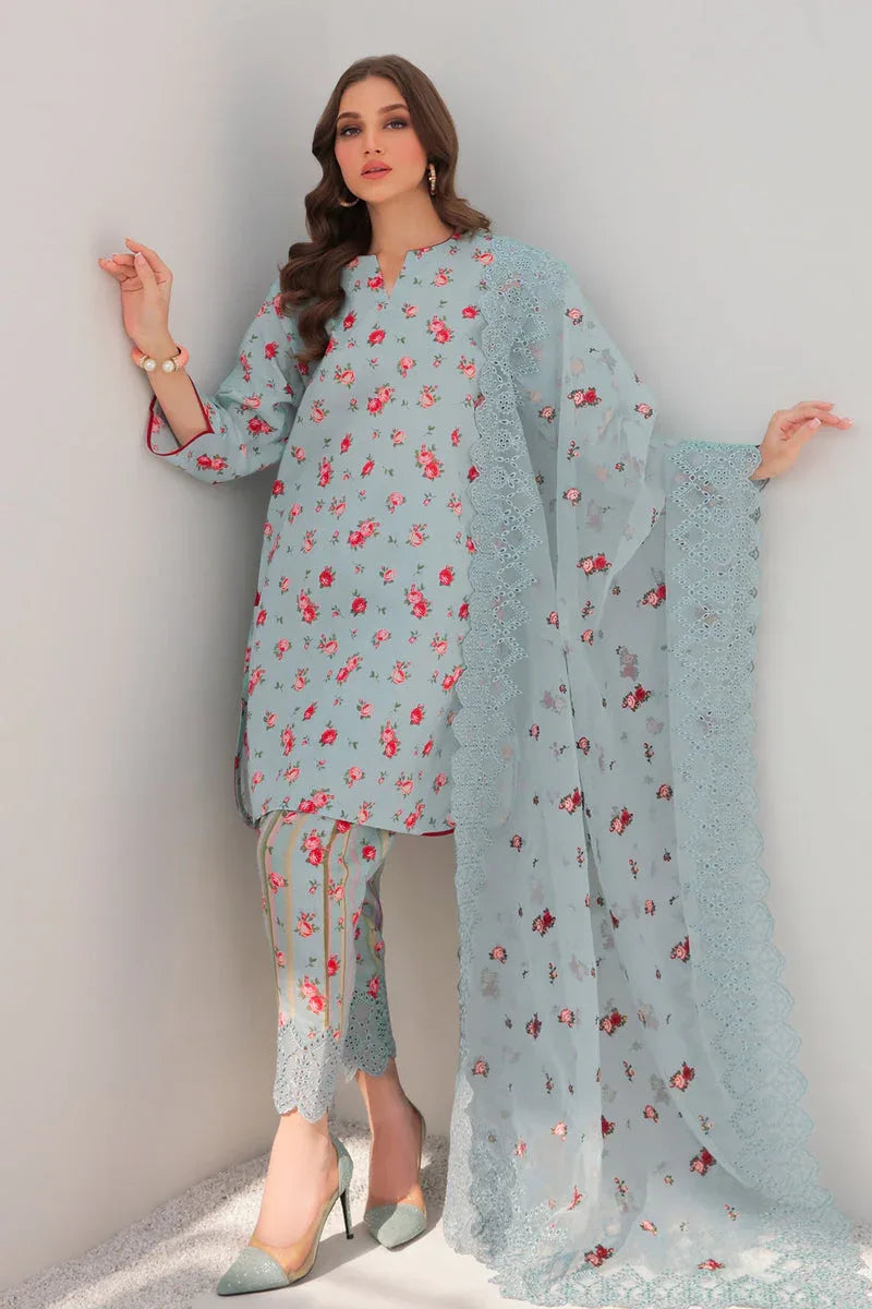 Baroque | Lawn Collection 24 | UF-305 - Rang-e-Khaas