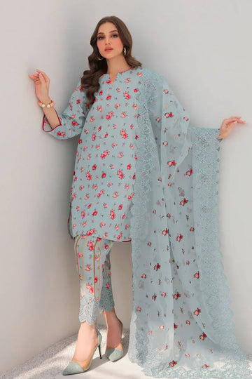 Baroque | Lawn Collection 24 | UF-305 - Rang-e-Khaas