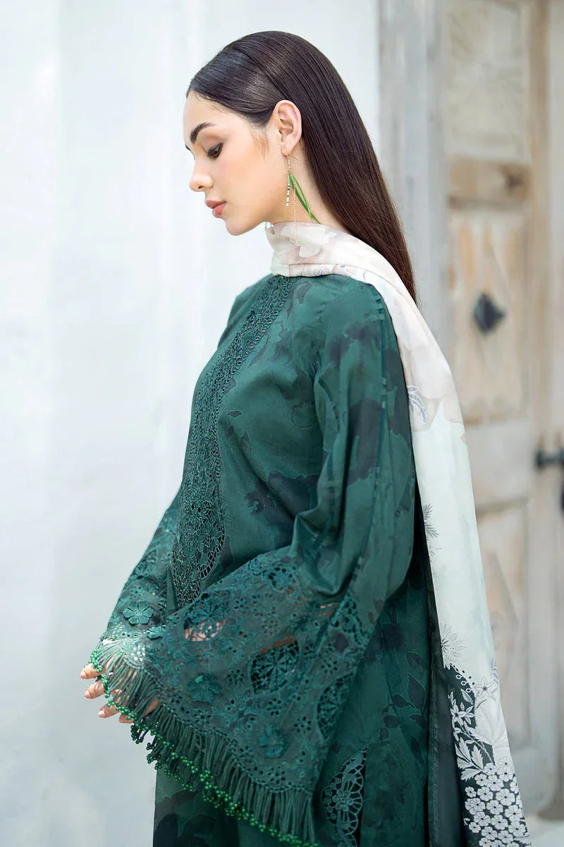 Baroque | Lawn Collection 24 | UF-546 - Rang-e-Khaas