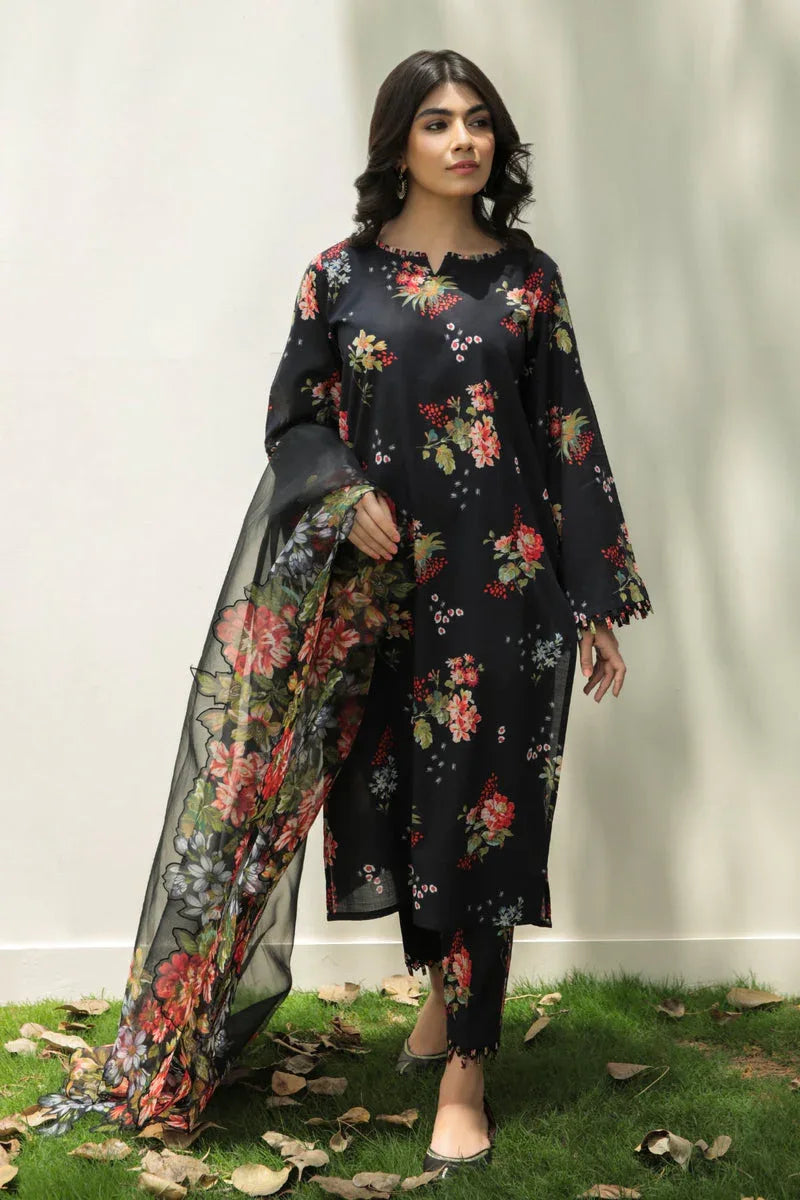 Baroque | Lawn Collection 24 | UF-208 - Rang-e-Khaas
