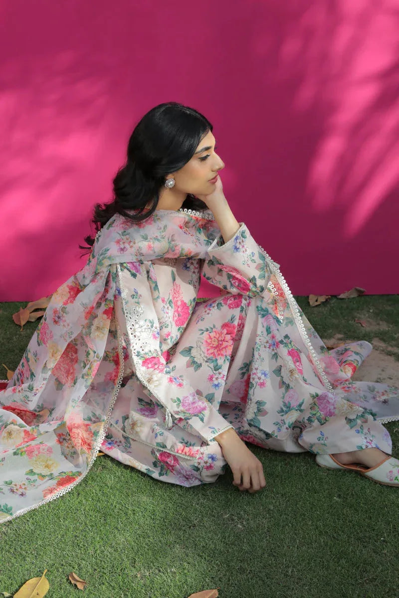 Baroque | Lawn Collection 24 | UF-191 - Rang-e-Khaas