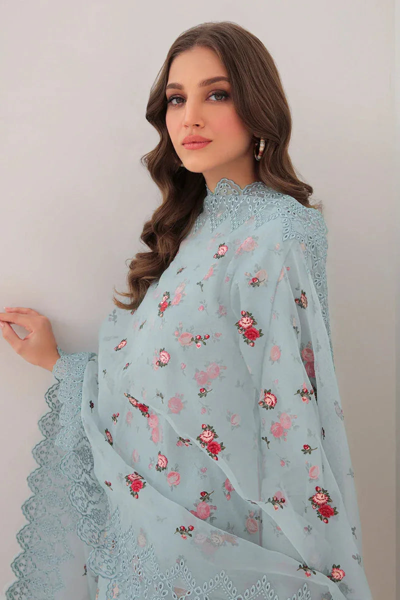 Baroque | Lawn Collection 24 | UF-305 - Rang-e-Khaas
