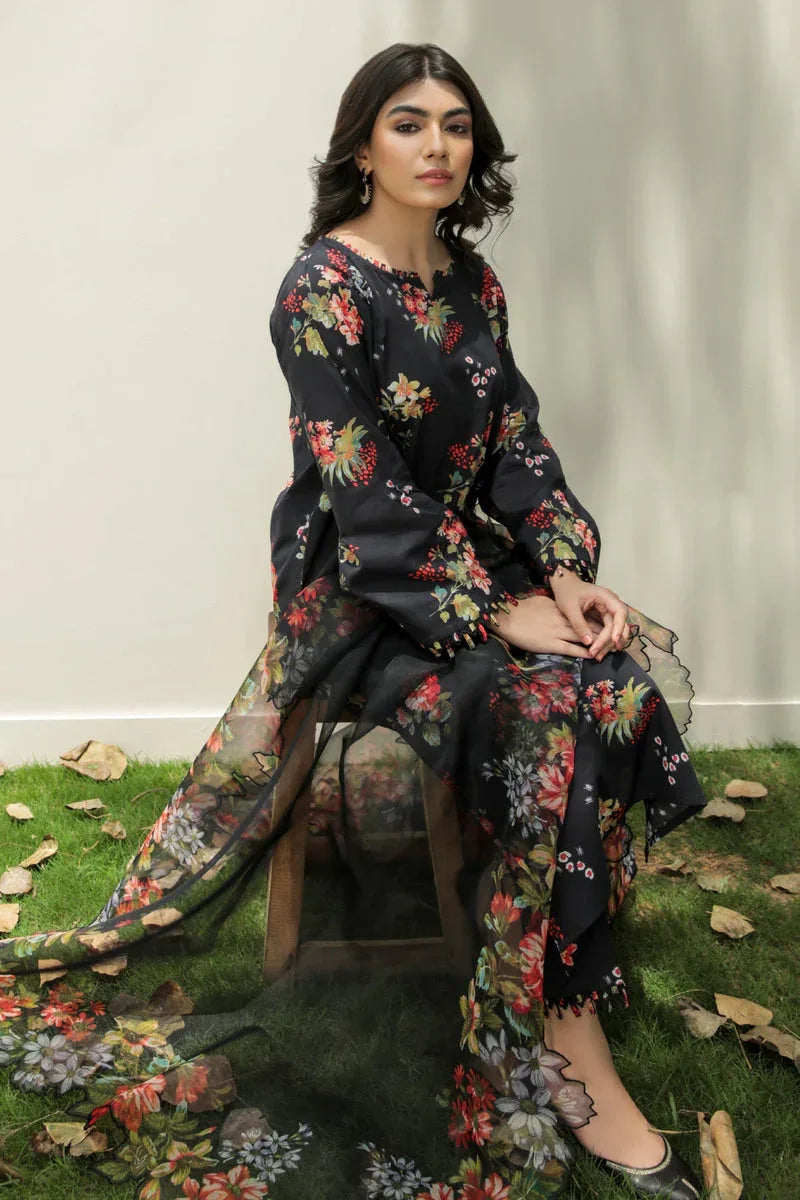 Baroque | Lawn Collection 24 | UF-208 - Rang-e-Khaas