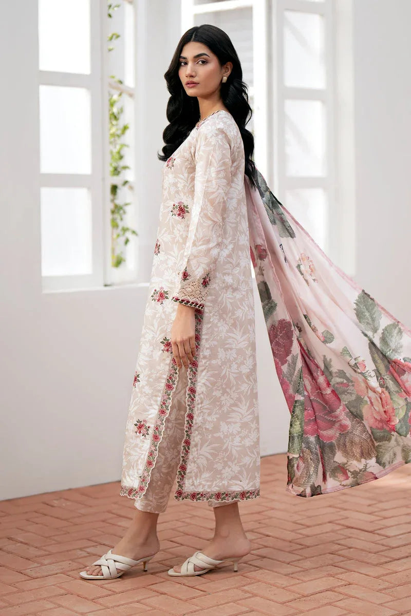 Baroque | Lawn Collection 24 | UF-535 - Rang-e-Khaas