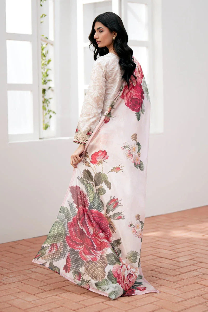Baroque | Lawn Collection 24 | UF-535 - Rang-e-Khaas