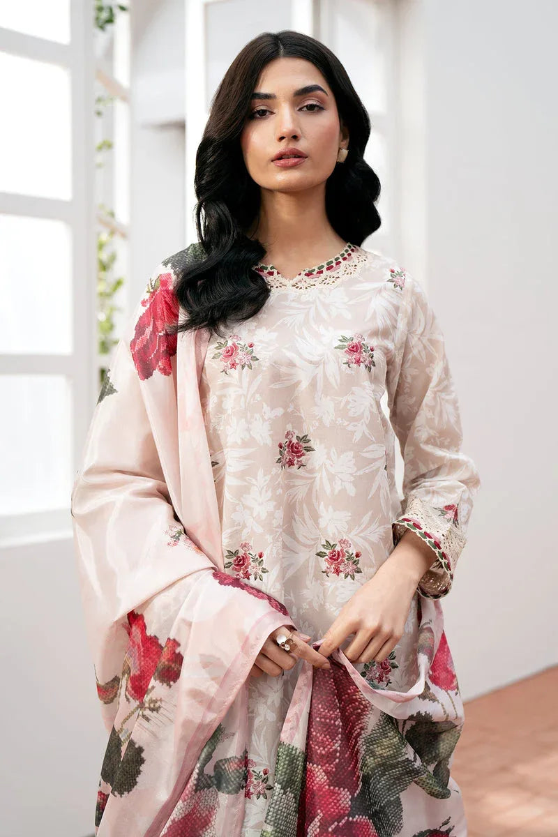 Baroque | Lawn Collection 24 | UF-535 - Rang-e-Khaas