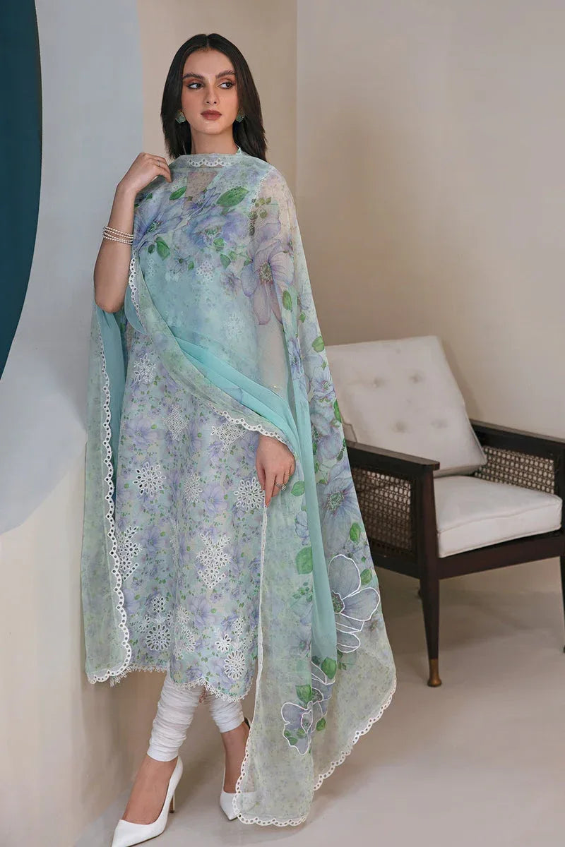 Baroque | Lawn Collection 24 | UF-357 - Rang-e-Khaas
