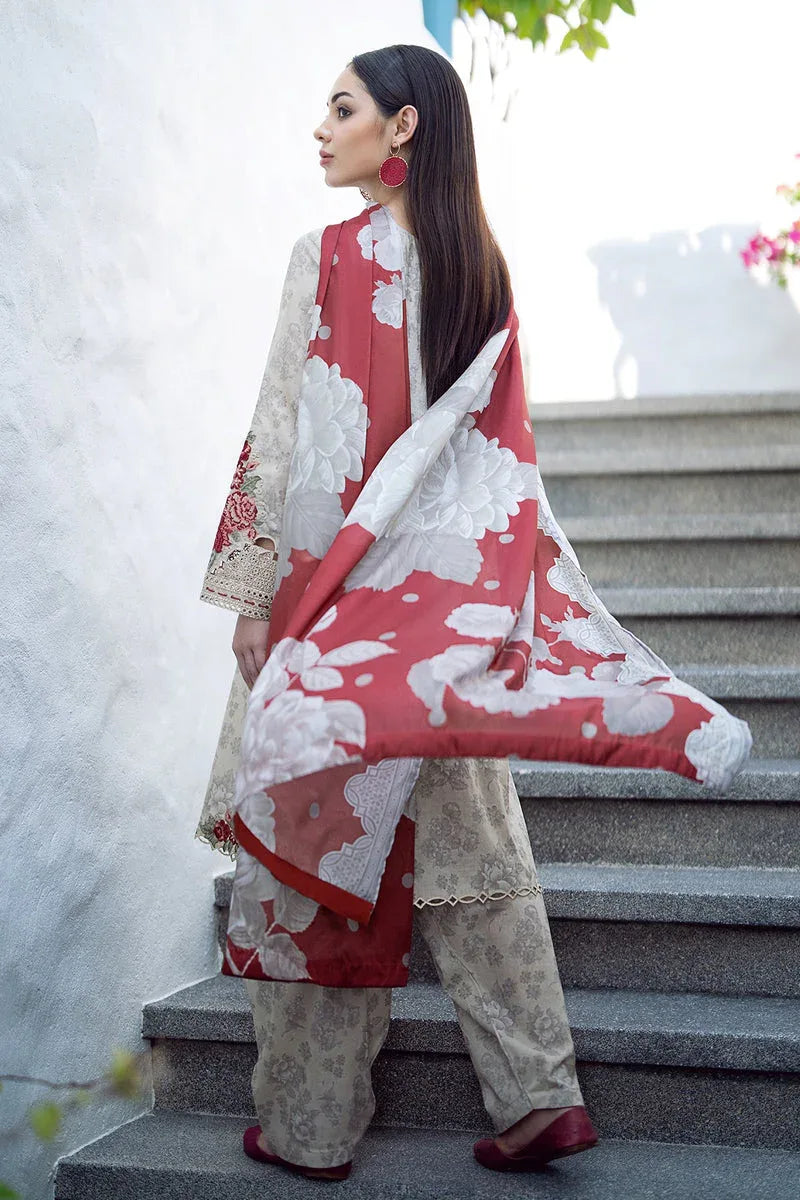 Baroque | Lawn Collection 24 | UF-549 - Rang-e-Khaas