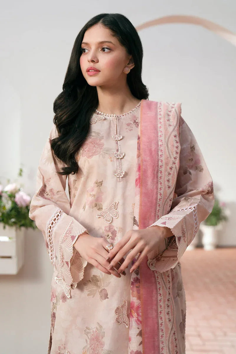 Baroque | Lawn Collection 24 | UF-527 - Rang-e-Khaas