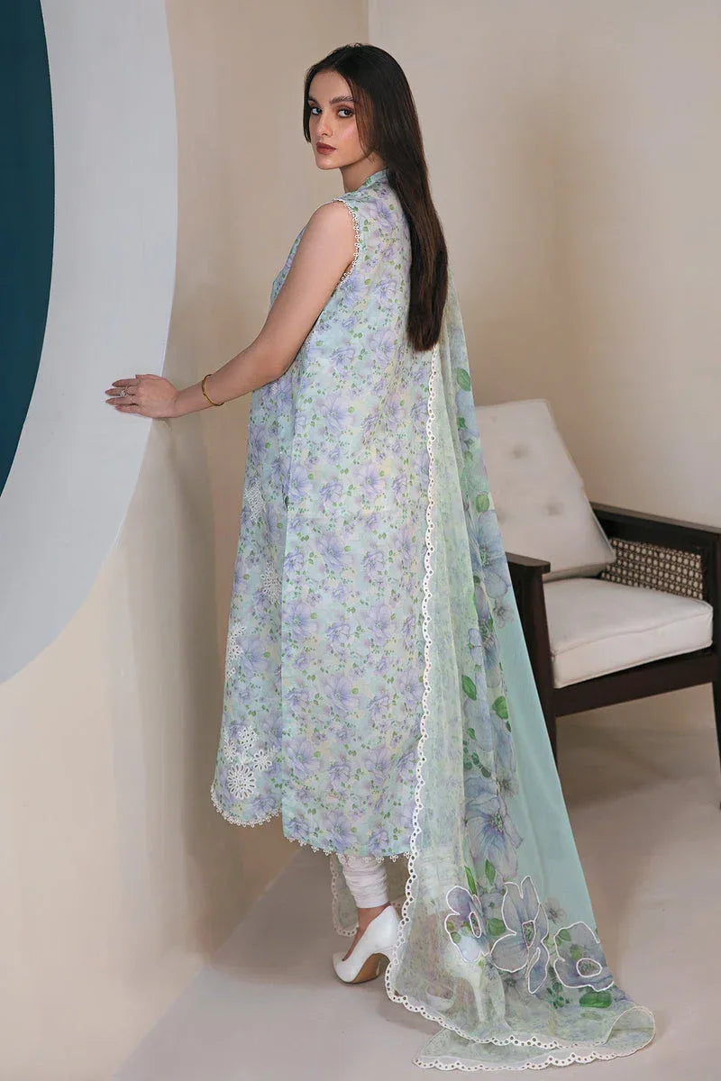 Baroque | Lawn Collection 24 | UF-357 - Rang-e-Khaas