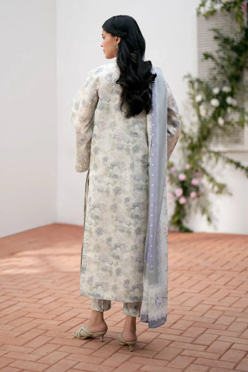 Baroque | Lawn Collection 24 | UF-536 - Rang-e-Khaas