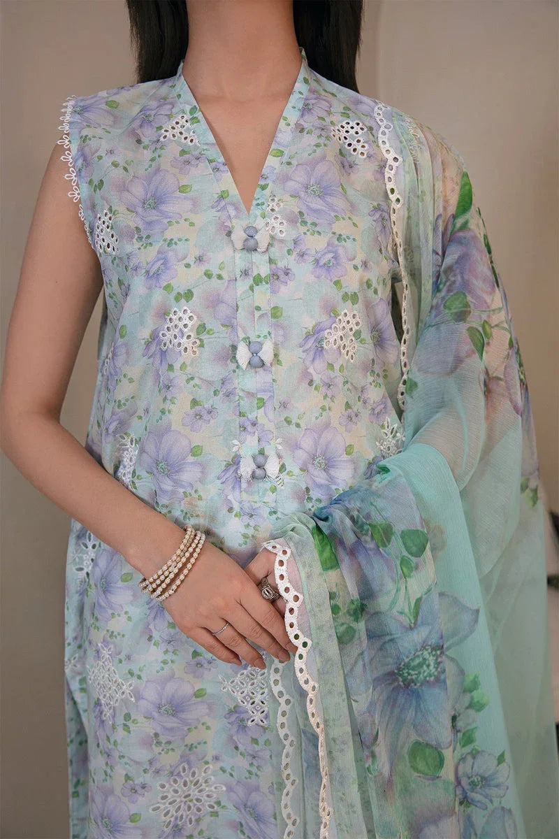 Baroque | Lawn Collection 24 | UF-357 - Rang-e-Khaas