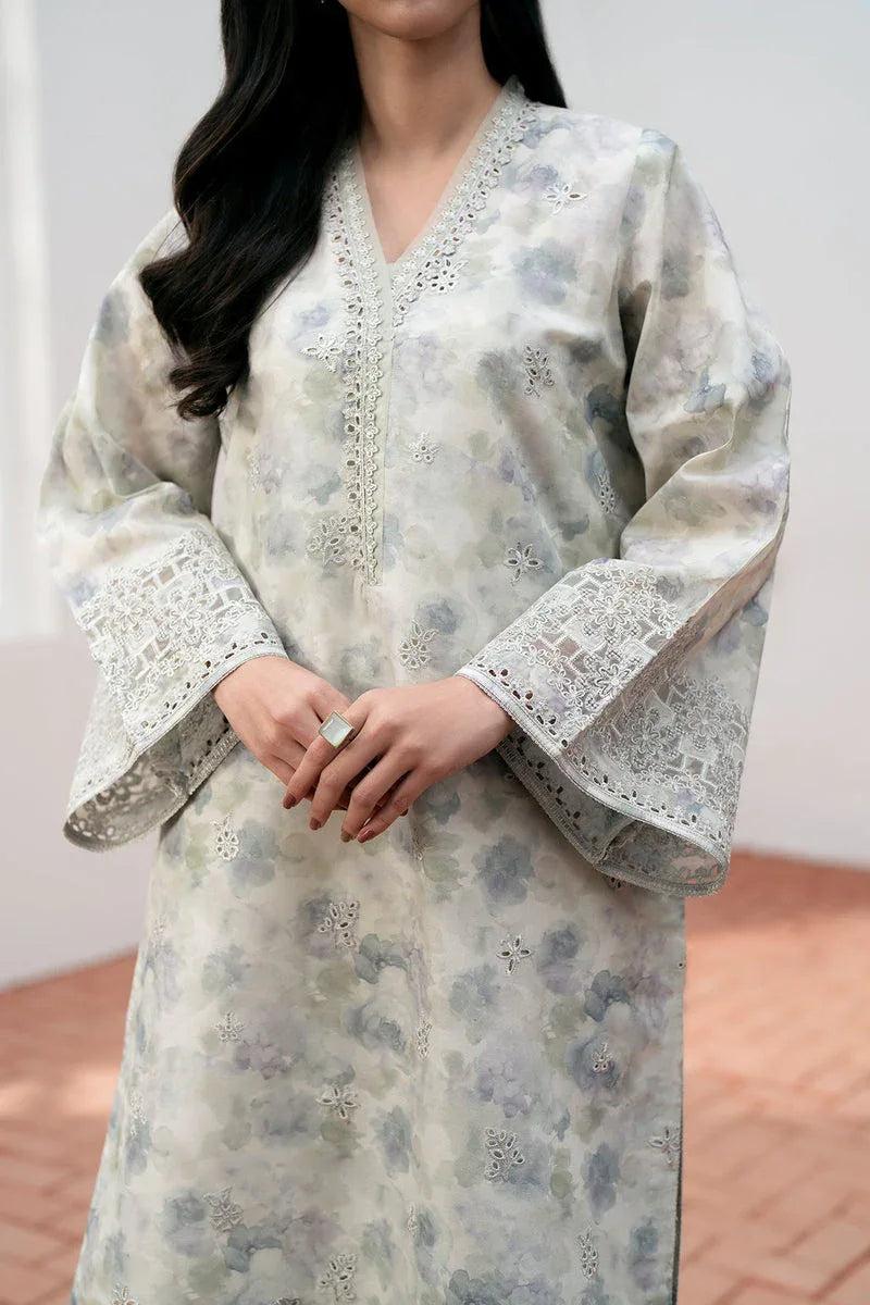 Baroque | Lawn Collection 24 | UF-536 - Rang-e-Khaas