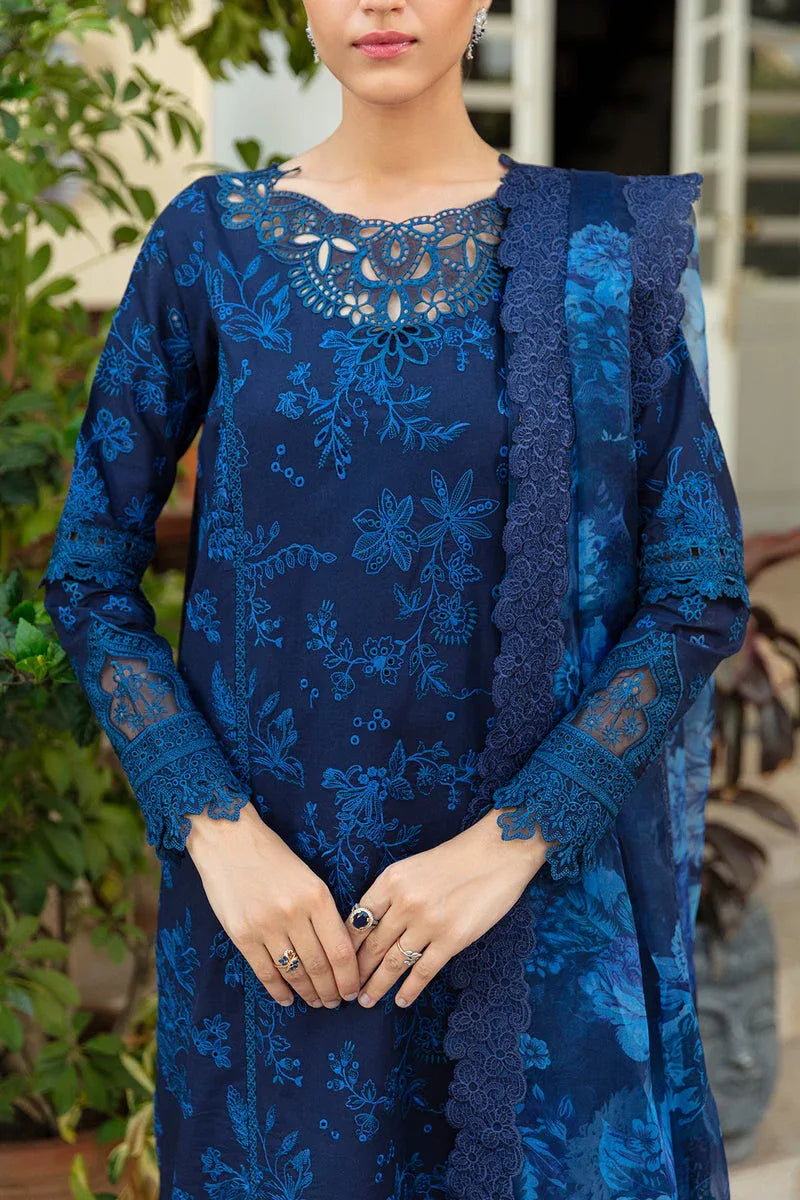 Baroque | Lawn Collection 24 | UF-380 - Rang-e-Khaas