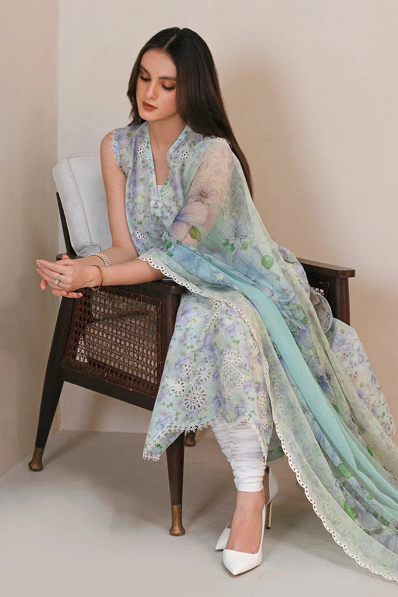 Baroque | Lawn Collection 24 | UF-357 - Rang-e-Khaas