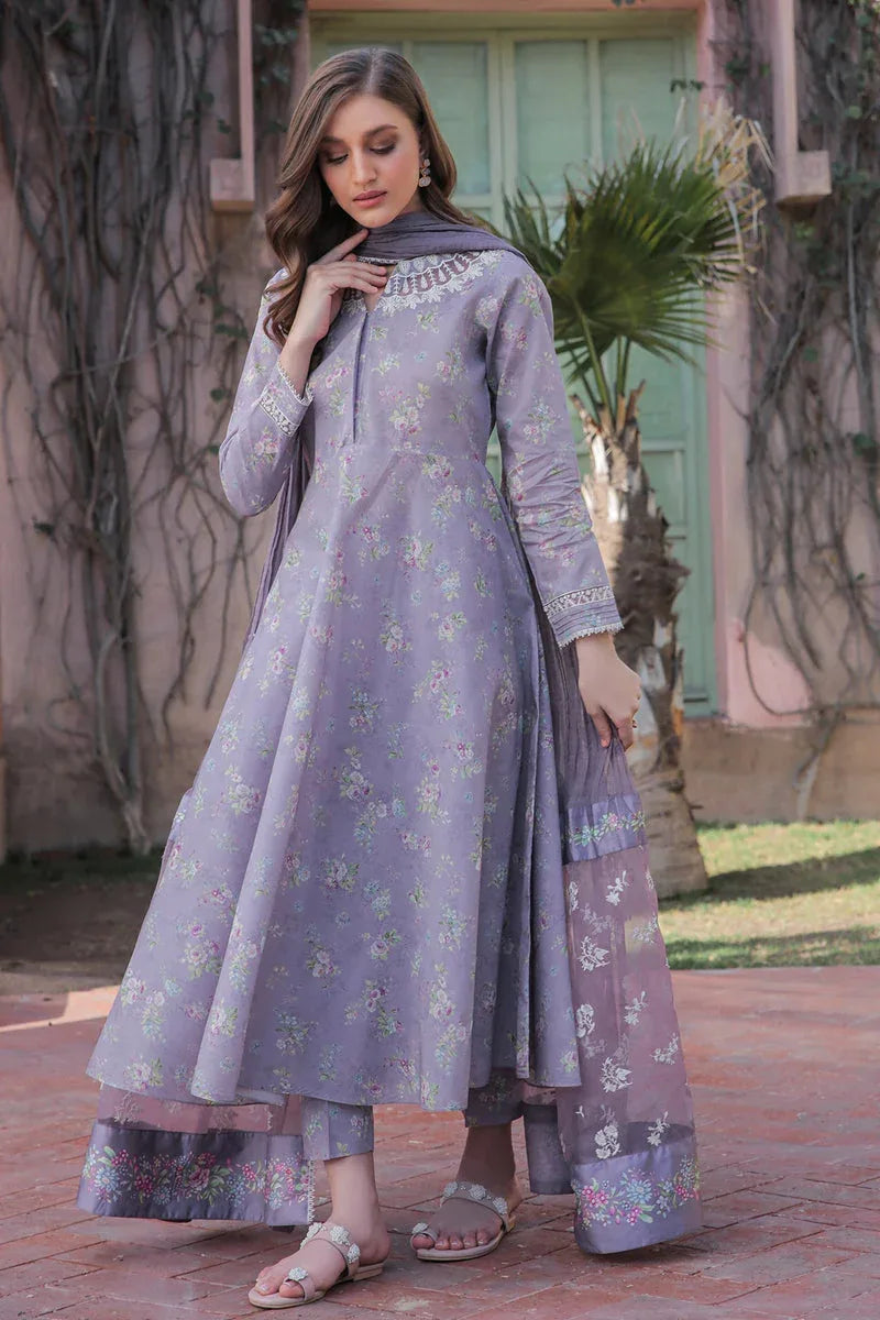 Baroque | Lawn Collection 24 | UF-324 - Rang-e-Khaas