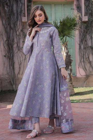 Baroque | Lawn Collection 24 | UF-324 - Rang-e-Khaas