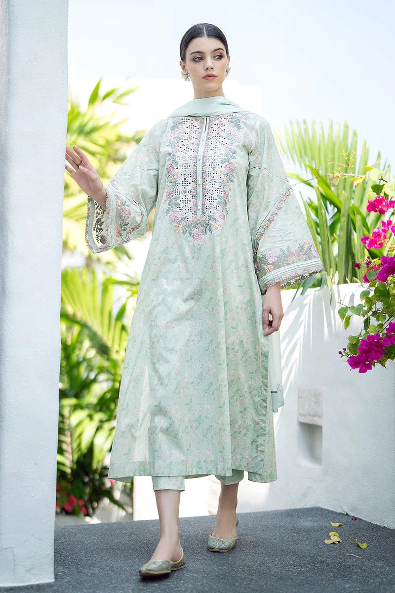Baroque | Lawn Collection 24 | UF-550 - Rang-e-Khaas