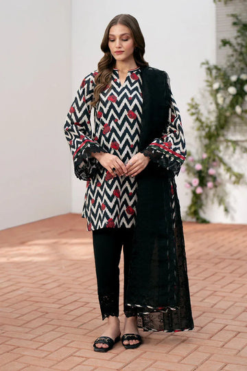 Baroque | Lawn Collection 24 | UF-537 - Rang-e-Khaas