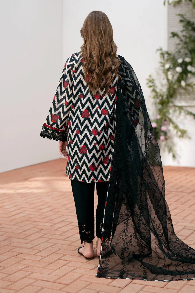 Baroque | Lawn Collection 24 | UF-537 - Rang-e-Khaas
