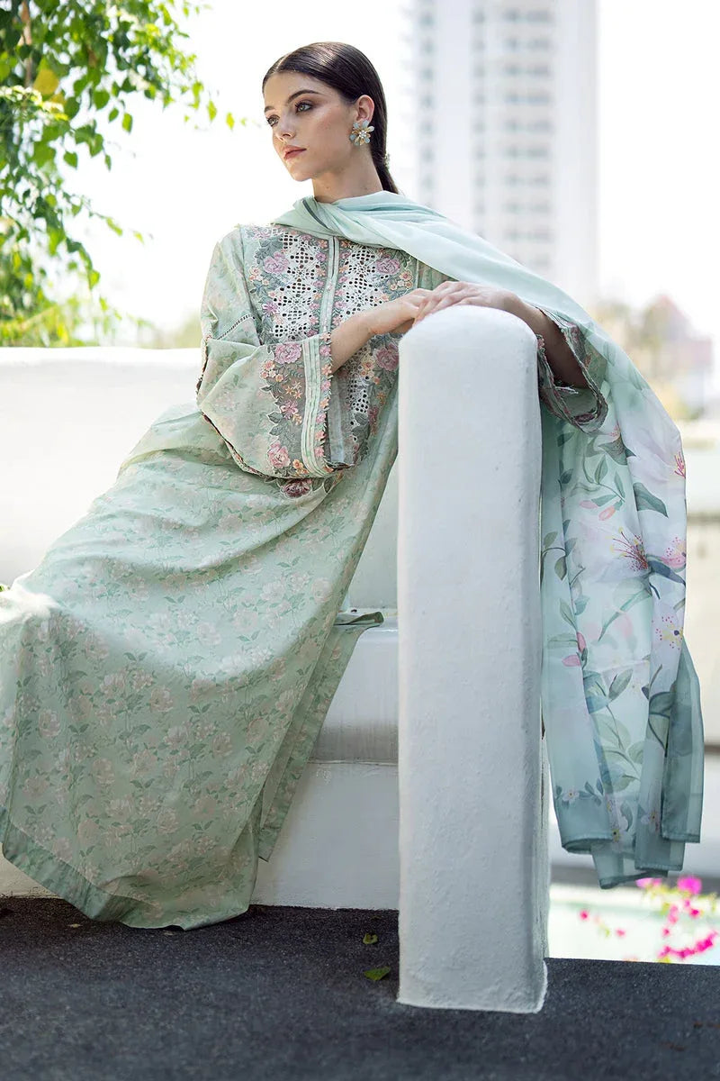 Baroque | Lawn Collection 24 | UF-550 - Rang-e-Khaas