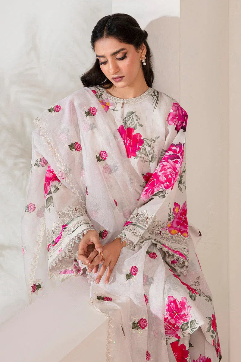 Baroque | Lawn Collection 24 | UF-347 - Rang-e-Khaas