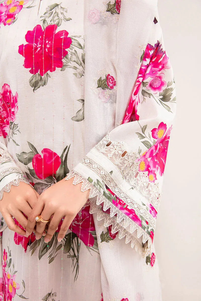 Baroque | Lawn Collection 24 | UF-347 - Rang-e-Khaas