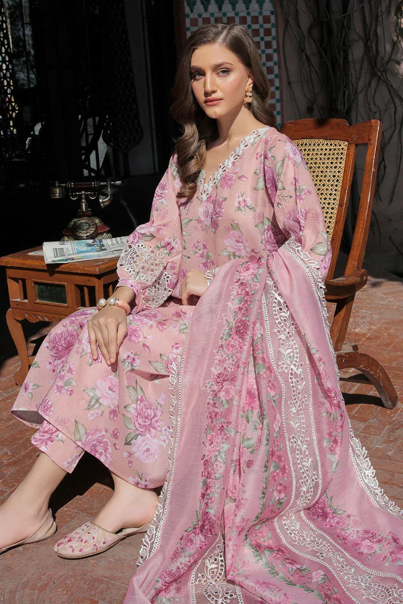 Baroque | Lawn Collection 24 | UF-315 - Rang-e-Khaas