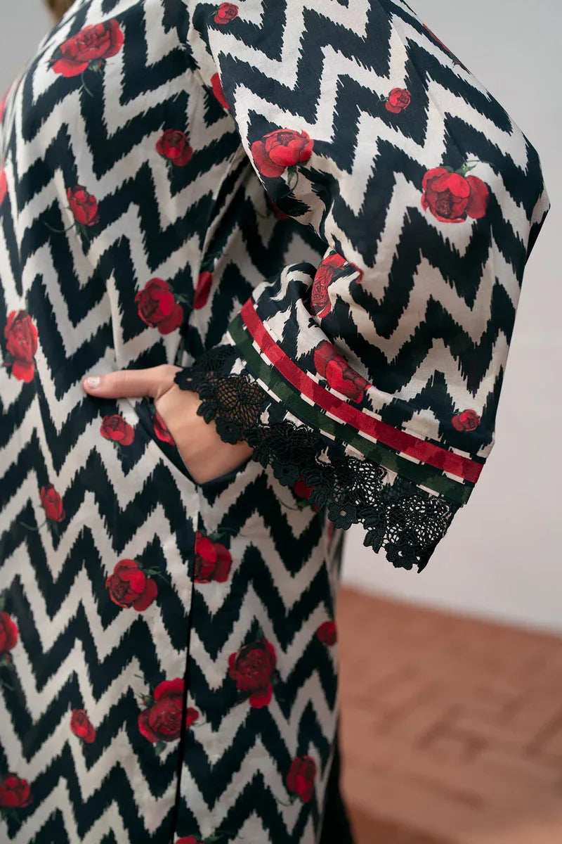 Baroque | Lawn Collection 24 | UF-537 - Rang-e-Khaas