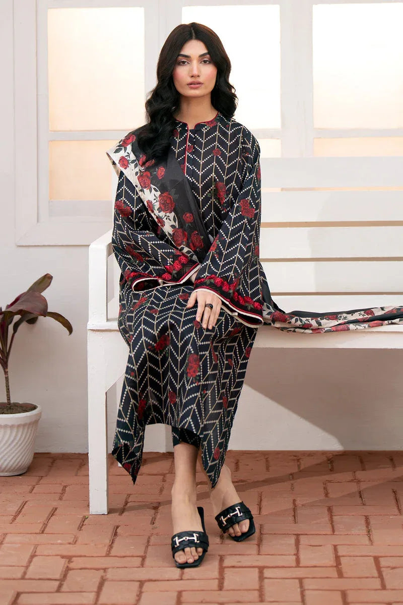 Baroque | Lawn Collection 24 | UF-538 - Rang-e-Khaas