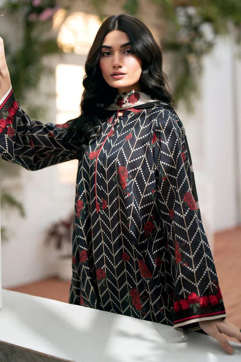 Baroque | Lawn Collection 24 | UF-538 - Rang-e-Khaas