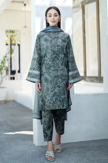 Baroque | Lawn Collection 24 | UF-551 - Rang-e-Khaas