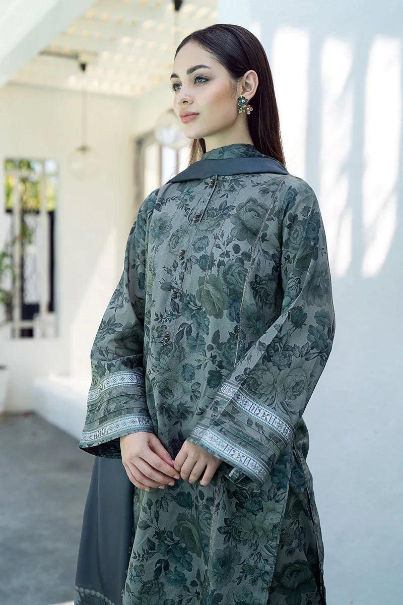 Baroque | Lawn Collection 24 | UF-551 - Rang-e-Khaas