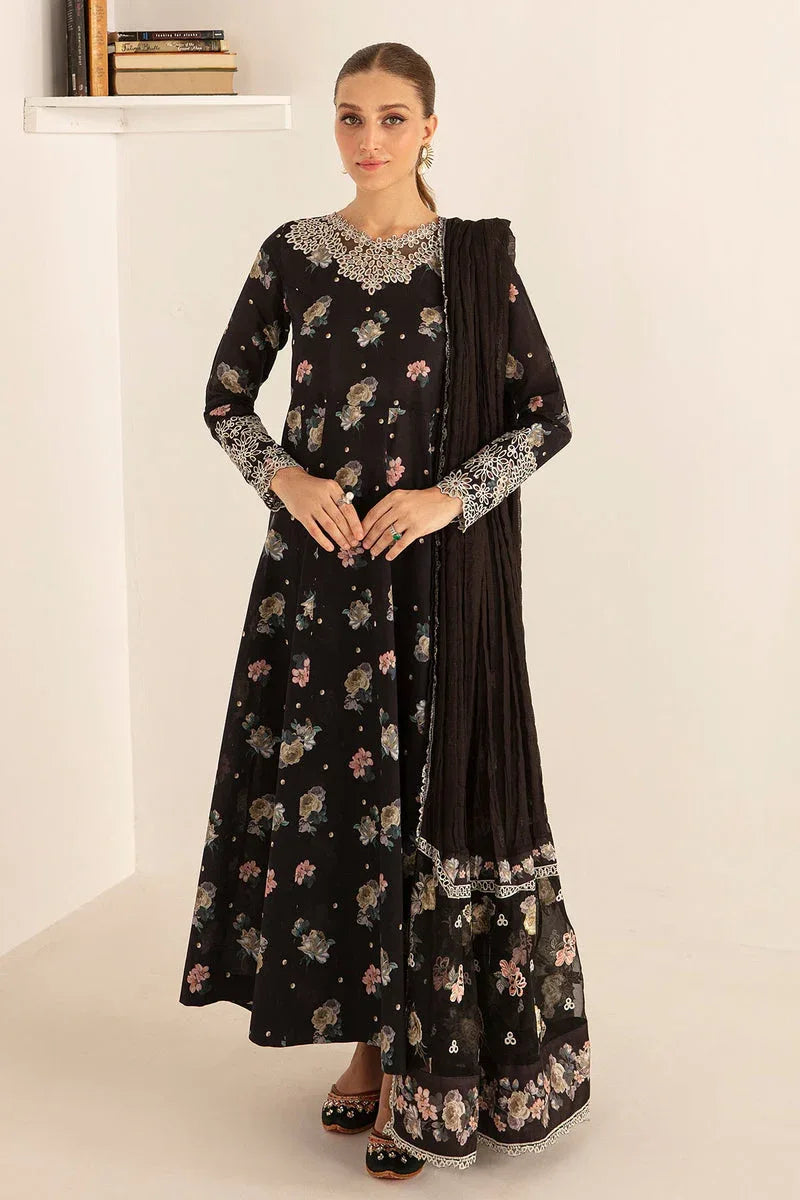 Baroque | Lawn Collection 24 | UF-406 - Rang-e-Khaas
