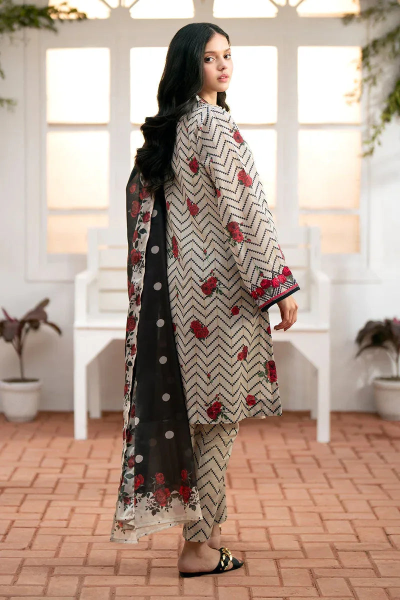 Baroque | Lawn Collection 24 | UF-539 - Rang-e-Khaas