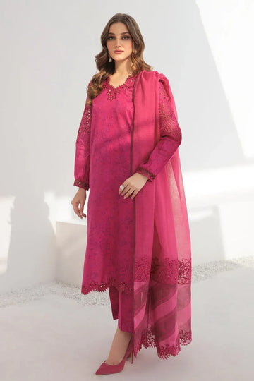 Baroque | Lawn Collection 24 | UF-308 - Rang-e-Khaas