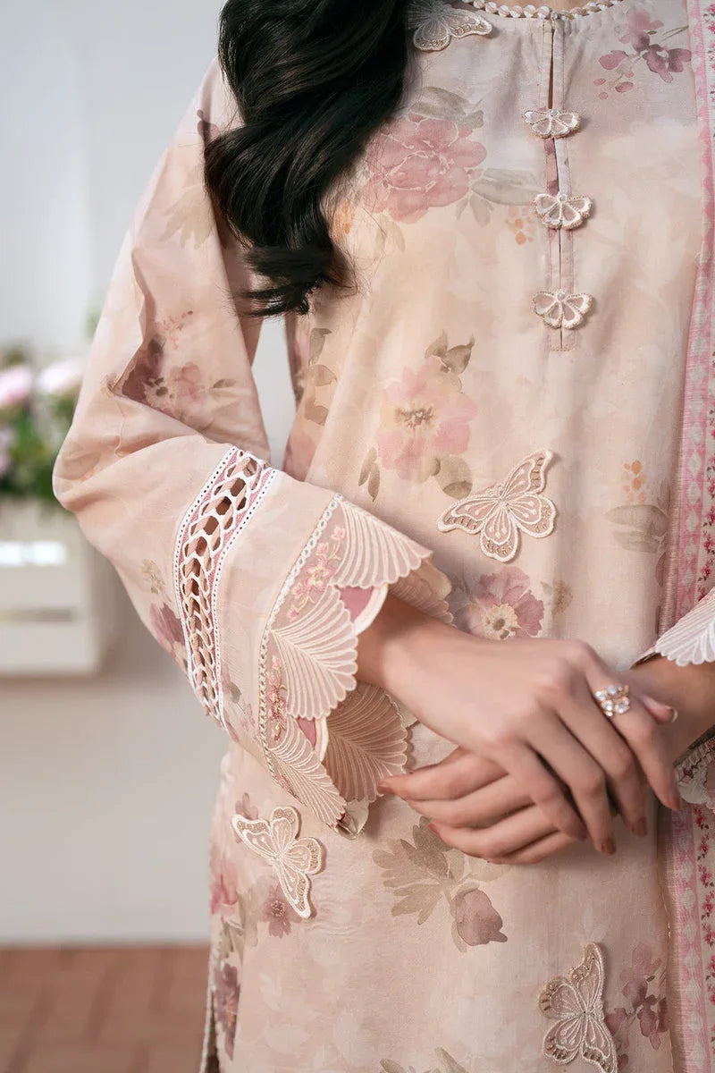 Baroque | Lawn Collection 24 | UF-527 - Rang-e-Khaas
