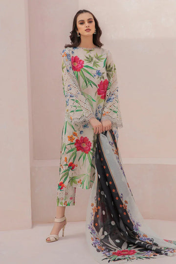 Baroque | Lawn Collection 24 | UF-332 - Rang-e-Khaas
