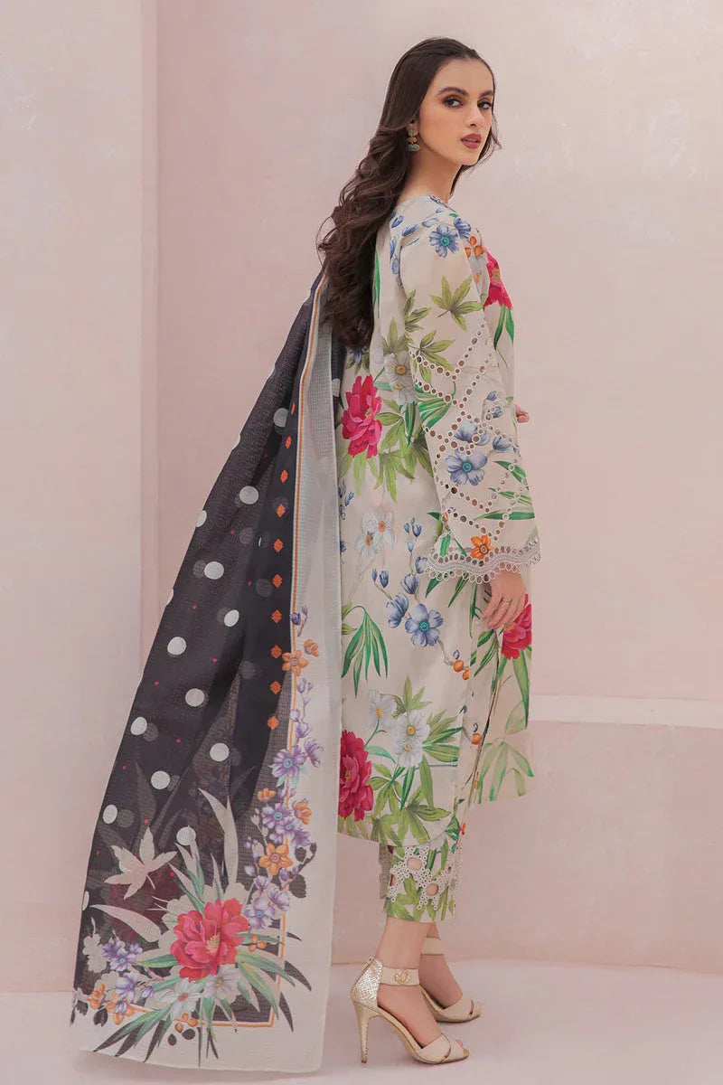 Baroque | Lawn Collection 24 | UF-332 - Rang-e-Khaas
