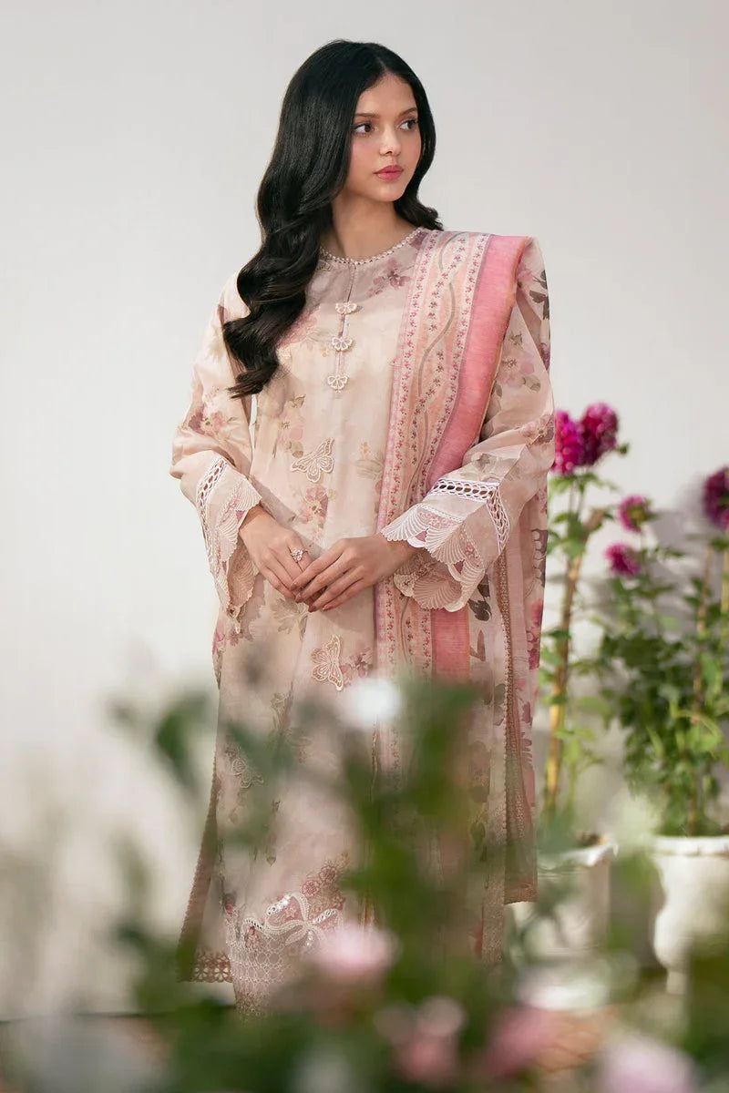 Baroque | Lawn Collection 24 | UF-527 - Rang-e-Khaas