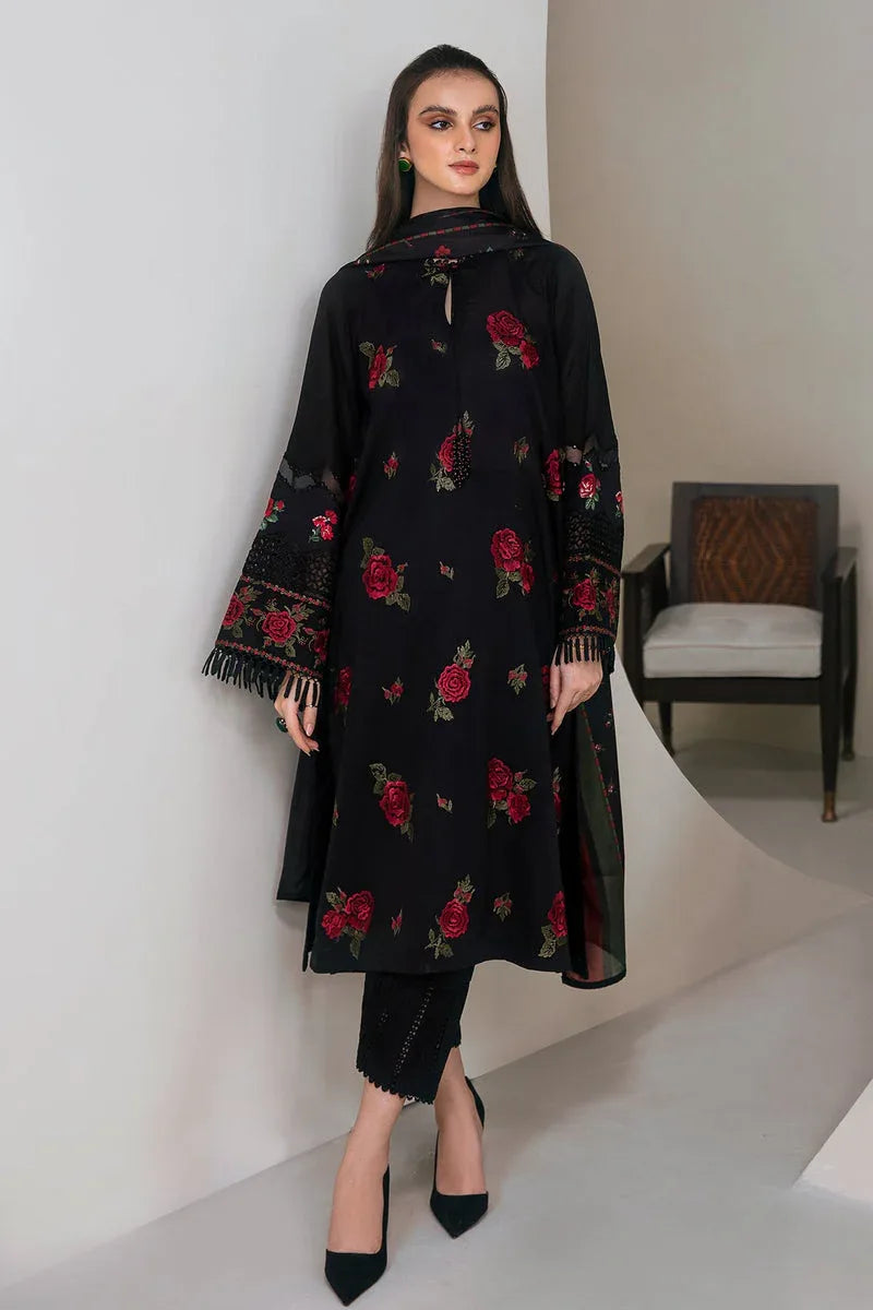 Baroque | Lawn Collection 24 | UF-361 - Rang-e-Khaas