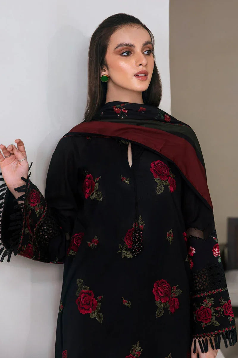 Baroque | Lawn Collection 24 | UF-361 - Rang-e-Khaas