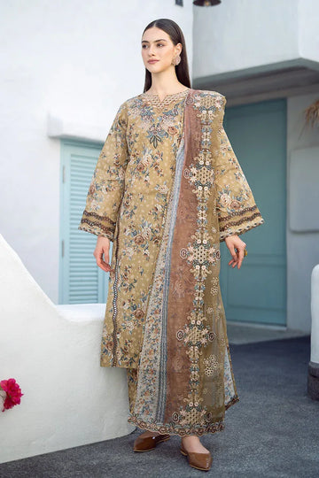 Baroque | Lawn Collection 24 | UF-553 - Rang-e-Khaas