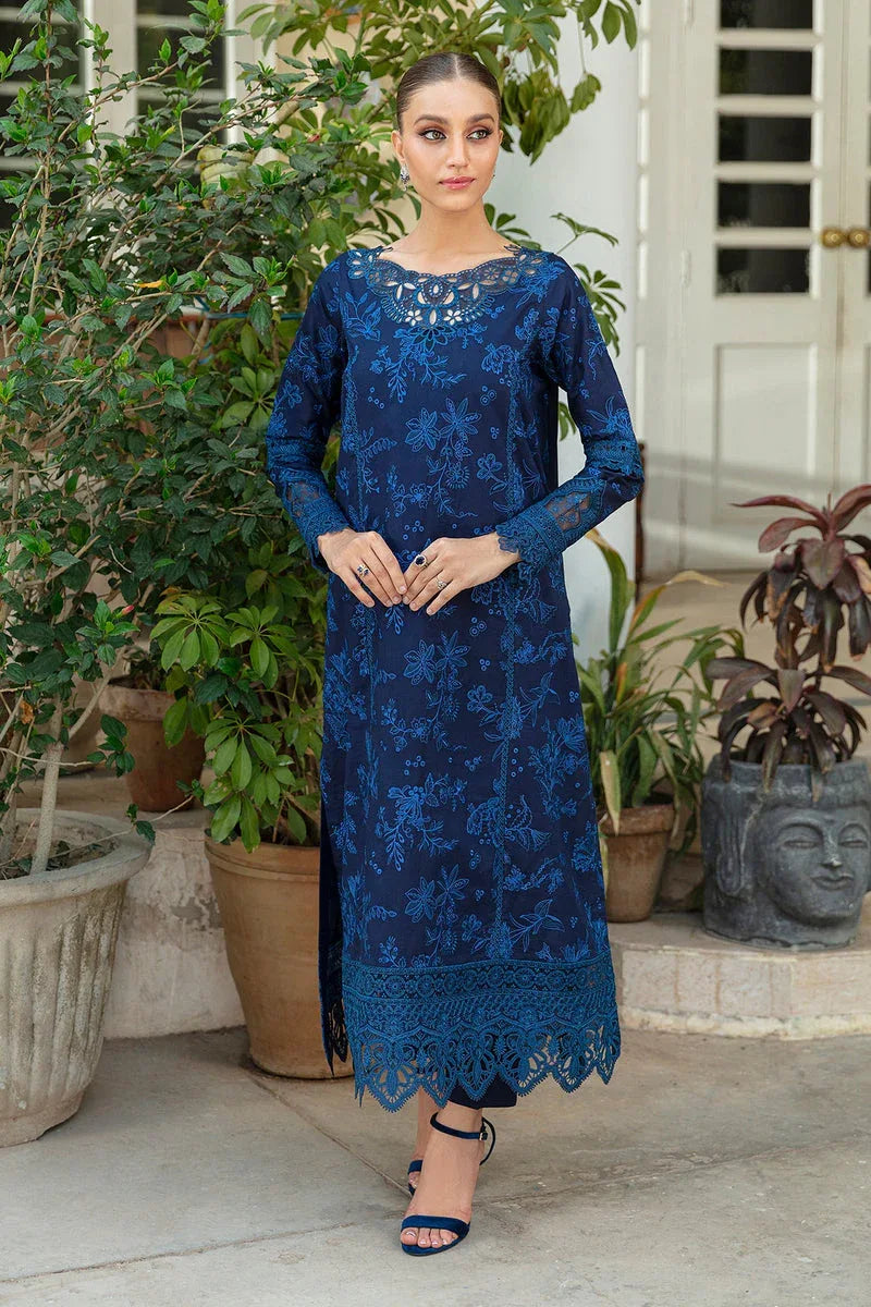 Baroque | Lawn Collection 24 | UF-380 - Rang-e-Khaas