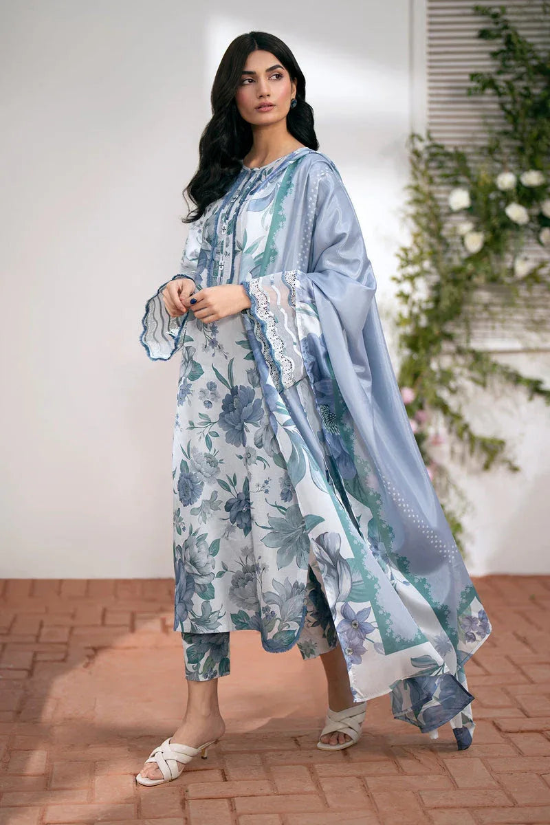 Baroque | Lawn Collection 24 | UF-541 - Rang-e-Khaas