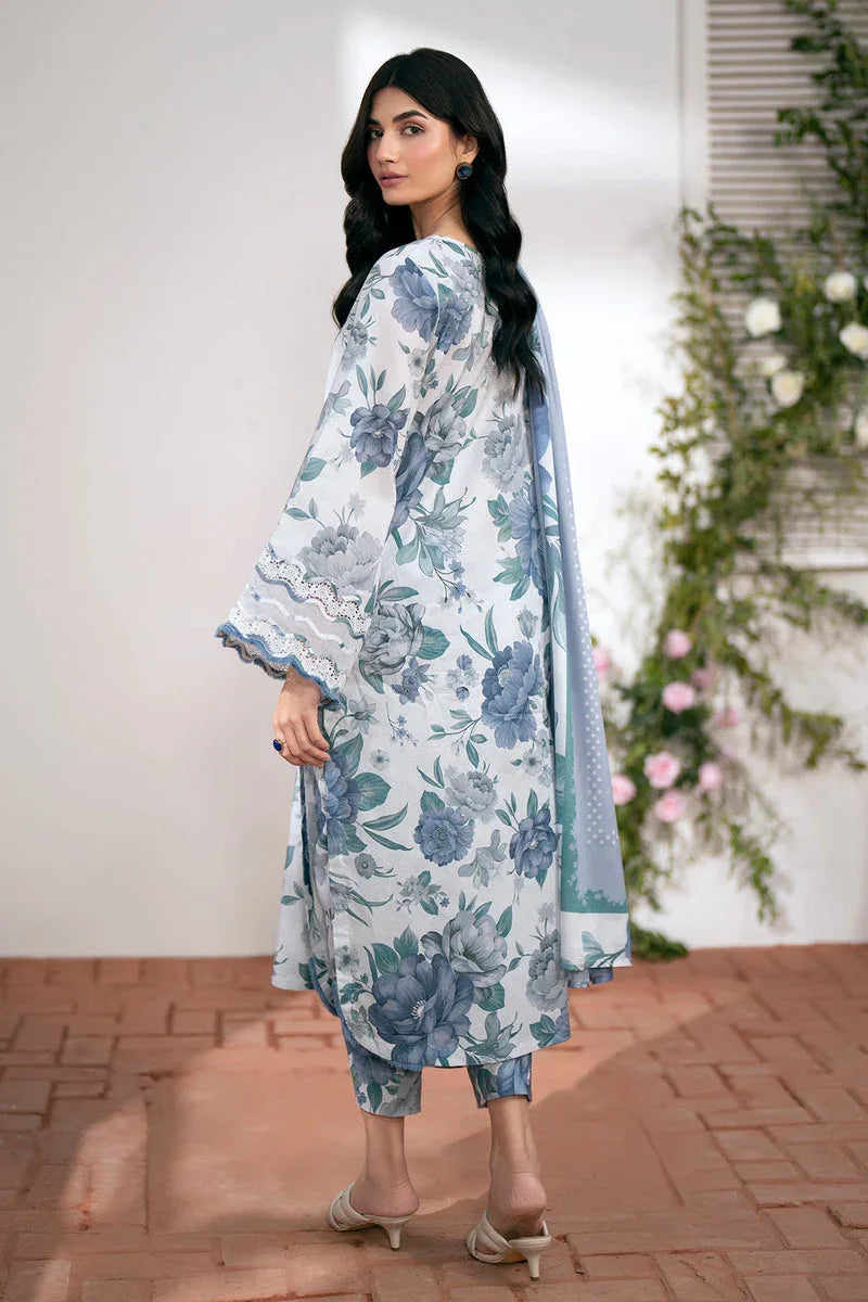 Baroque | Lawn Collection 24 | UF-541 - Rang-e-Khaas